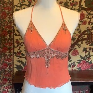 Lotta Stensson Silk Embroidered Tank S